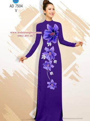 Vải áo dài Hoa in 3D kiểu mới AD 7504 34 1563794344 137 Vai ao dai Hoa in 3D kieu moi AD 7504