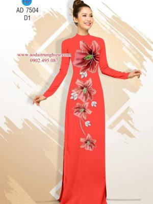 Vải áo dài Hoa in 3D kiểu mới AD 7504 36 1563794344 152 Vai ao dai Hoa in 3D kieu moi AD 7504