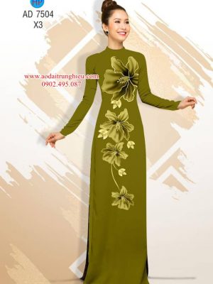 Vải áo dài Hoa in 3D kiểu mới AD 7504 25 1563794344 290 Vai ao dai Hoa in 3D kieu moi AD 7504