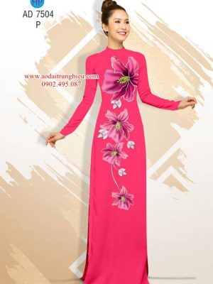 Vải áo dài Hoa in 3D kiểu mới AD 7504 23 1563794344 38 Vai ao dai Hoa in 3D kieu moi AD 7504