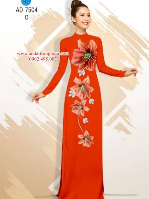 Vải áo dài Hoa in 3D kiểu mới AD 7504 37 1563794344 902 Vai ao dai Hoa in 3D kieu moi AD 7504