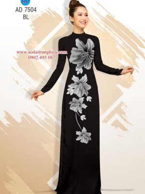 Vải áo dài Hoa in 3D kiểu mới AD 7504 31 1563794344 90 Vai ao dai Hoa in 3D kieu moi AD 7504