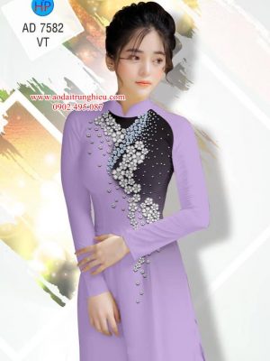 Vải áo dài Hoa in 3D kiểu mới AD 7582 25 1563794841 254 Vai ao dai Hoa in 3D kieu moi AD 7582