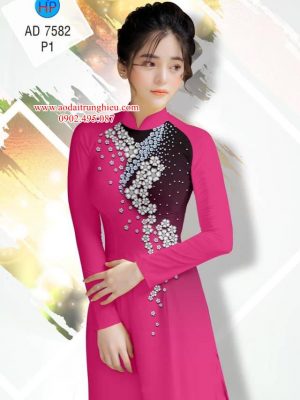 Vải áo dài Hoa in 3D kiểu mới AD 7582 21 1563794841 329 Vai ao dai Hoa in 3D kieu moi AD 7582