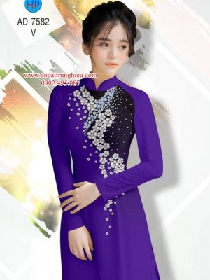 Vải áo dài Hoa in 3D kiểu mới AD 7582 23 1563794841 444 Vai ao dai Hoa in 3D kieu moi AD 7582