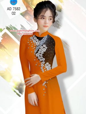 Vải áo dài Hoa in 3D kiểu mới AD 7582 22 1563794841 817 Vai ao dai Hoa in 3D kieu moi AD 7582