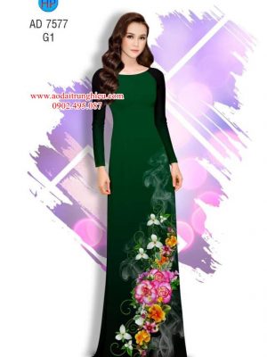 Vải áo dài Hoa in 3D kiểu mới AD 7577 34 1563795681 118 Vai ao dai Hoa in 3D kieu moi AD 7577