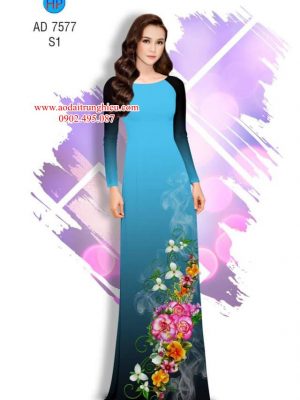 Vải áo dài Hoa in 3D kiểu mới AD 7577 21 1563795681 260 Vai ao dai Hoa in 3D kieu moi AD 7577