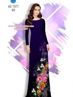 Vải áo dài Hoa in 3D kiểu mới AD 7577 37 1563795682 269 Vai ao dai Hoa in 3D kieu moi AD 7577