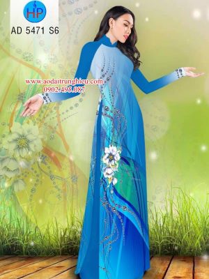 Vải áo dài Hoa in 3D kiểu mới AD 5471 31 1563796819 64 Vai ao dai Hoa in 3D kieu moi AD 5471