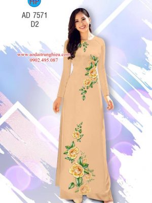 Vải áo dài Hoa hồng kiểu mới AD 7571 31 1563798239 744 Vai ao dai Hoa hong kieu moi AD 7571