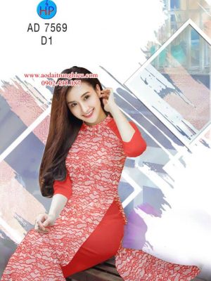 Vải áo dài hoa văn kiểu mới AD 7569 26 1563798323 569 Vai ao dai hoa van kieu moi AD 7569