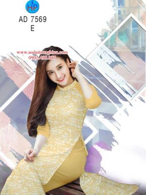 Vải áo dài hoa văn kiểu mới AD 7569 28 1563798323 585 Vai ao dai hoa van kieu moi AD 7569
