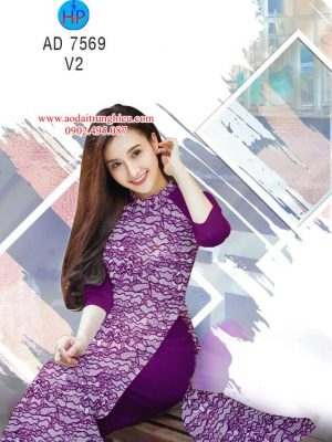 Vải áo dài hoa văn kiểu mới AD 7569 22 1563798323 593 Vai ao dai hoa van kieu moi AD 7569