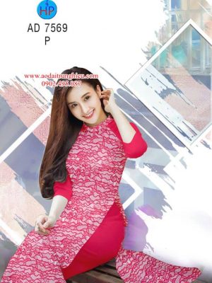 Vải áo dài hoa văn kiểu mới AD 7569 27 1563798323 925 Vai ao dai hoa van kieu moi AD 7569