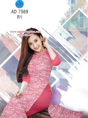 Vải áo dài hoa văn kiểu mới AD 7569 37 1563798325 561 Vai ao dai hoa van kieu moi AD 7569