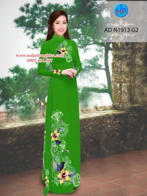 Vải áo dài Hoa Ly kiểu mới AD N1913 21 1563800467 394 Vai ao dai Hoa Ly kieu moi AD N1913