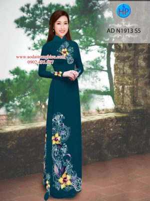 Vải áo dài Hoa Ly kiểu mới AD N1913 26 1563800468 13 Vai ao dai Hoa Ly kieu moi AD N1913