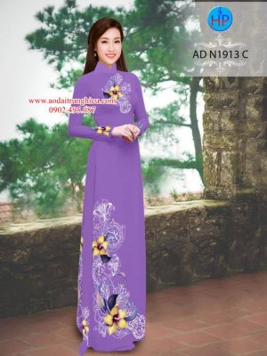 Vải áo dài Hoa Ly kiểu mới AD N1913 34 1563800468 404 Vai ao dai Hoa Ly kieu moi AD N1913