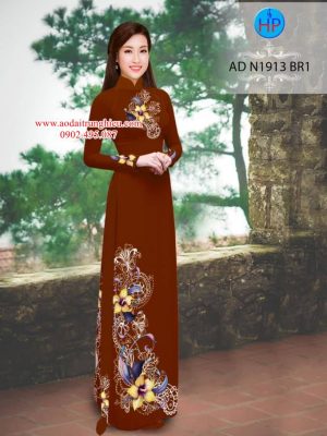 Vải áo dài Hoa Ly kiểu mới AD N1913 23 1563800468 448 Vai ao dai Hoa Ly kieu moi AD N1913