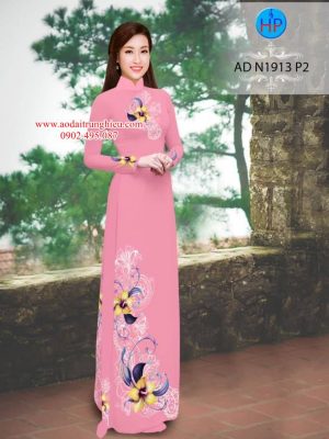 Vải áo dài Hoa Ly kiểu mới AD N1913 36 1563800468 496 Vai ao dai Hoa Ly kieu moi AD N1913