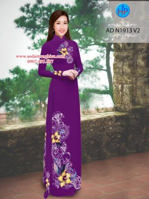 Vải áo dài Hoa Ly kiểu mới AD N1913 33 1563800468 55 Vai ao dai Hoa Ly kieu moi AD N1913