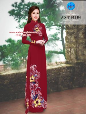 Vải áo dài Hoa Ly kiểu mới AD N1913 30 1563800468 651 Vai ao dai Hoa Ly kieu moi AD N1913