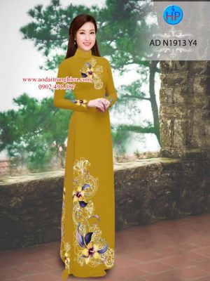 Vải áo dài Hoa Ly kiểu mới AD N1913 37 1563800468 807 Vai ao dai Hoa Ly kieu moi AD N1913