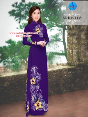 Vải áo dài Hoa Ly kiểu mới AD N1913 32 1563800468 903 Vai ao dai Hoa Ly kieu moi AD N1913