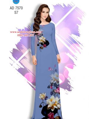 Vải áo dài Sen mới ra AD 7570 36 1563800587 65 Vai ao dai Sen moi ra AD 7570
