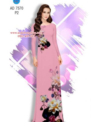 Vải áo dài Sen mới ra AD 7570 26 1563800587 781 Vai ao dai Sen moi ra AD 7570
