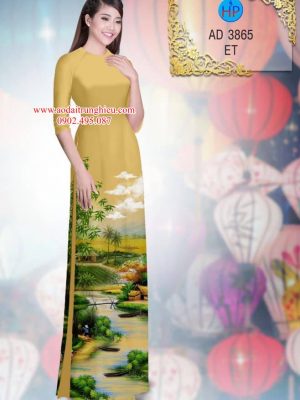 Vải áo dài Quê hương yên bình thiết kế 2019 AD 3865 27 1563888015 919 Vai ao dai Que huong yen binh AD