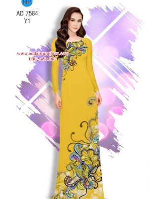 Vải áo dài Hoa văn thiết kế 2019 AD 7584 29 1563898148 181 Vai ao dai Hoa van thiet ke 2019 AD 7584