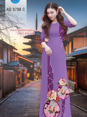 Vải áo dài Hoa hồng mới ra AD 5798 28 1563898282 242 Vai ao dai Hoa hong moi ra AD 5798