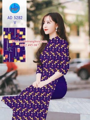 Vải áo dài hoa nhí mới ra AD 5282 33 1563899223 437 Vai ao dai hoa nhi moi ra AD 5282