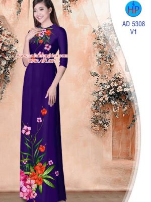 1563899357 762 Vai ao dai Hoa Dam But thiet ke 2019 AD