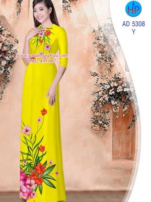 1563899357 853 Vai ao dai Hoa Dam But thiet ke 2019 AD