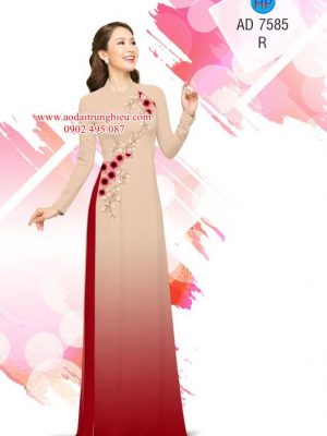 Vải áo dài hoa 3D kiểu mới AD 7585 22 1563899766 428 Vai ao dai hoa 3D kieu moi AD 7585