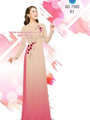 Vải áo dài hoa 3D kiểu mới AD 7585 21 1563899766 568 Vai ao dai hoa 3D kieu moi AD 7585