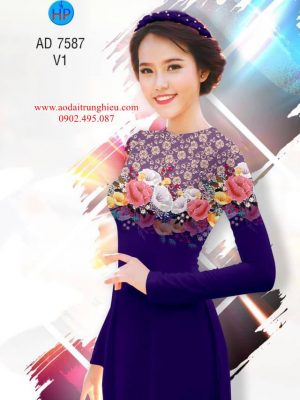 Vải áo dài Hoa in 3D thiết kế 2019 AD 7587 24 1563899892 835 Vai ao dai Hoa in 3D thiet ke 2019 AD