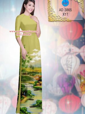 Vải áo dài Quê hương yên bình thiết kế 2019 AD 3865 36 1563901748 126 Vai ao dai Que huong yen binh thiet ke 2019
