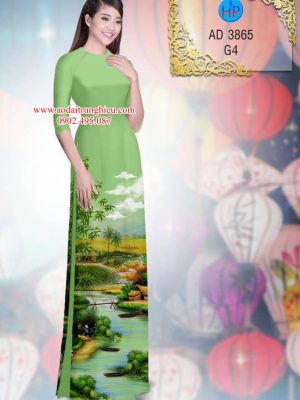 Vải áo dài Quê hương yên bình thiết kế 2019 AD 3865 21 1563901748 196 Vai ao dai Que huong yen binh thiet ke 2019