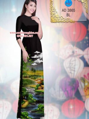 Vải áo dài Quê hương yên bình thiết kế 2019 AD 3865 28 1563901748 199 Vai ao dai Que huong yen binh thiet ke 2019