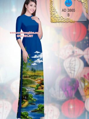 Vải áo dài Quê hương yên bình thiết kế 2019 AD 3865 23 1563901748 560 Vai ao dai Que huong yen binh thiet ke 2019