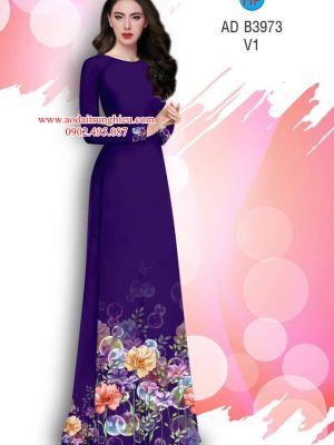Vải áo dài Hoa in 3D kiểu mới AD B3973 33 1563902056 111 Vai ao dai Hoa in 3D kieu moi AD B3973