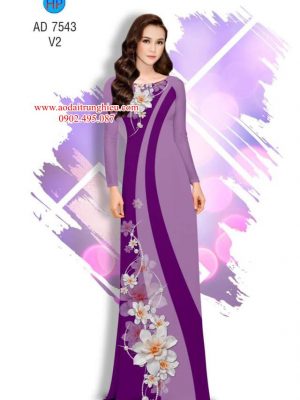 Vải áo dài Hoa in 3D kiểu mới AD 7543 22 1563902256 110 Vai ao dai Hoa in 3D kieu moi AD 7543