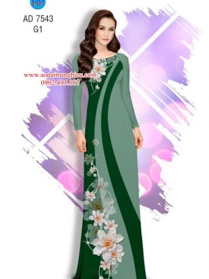 Vải áo dài Hoa in 3D kiểu mới AD 7543 30 1563902257 291 Vai ao dai Hoa in 3D kieu moi AD 7543