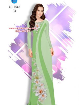 Vải áo dài Hoa in 3D kiểu mới AD 7543 24 1563902257 322 Vai ao dai Hoa in 3D kieu moi AD 7543