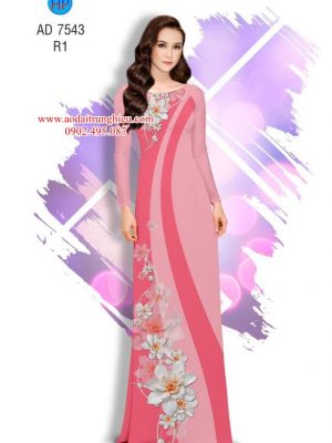 Vải áo dài Hoa in 3D kiểu mới AD 7543 34 1563902257 554 Vai ao dai Hoa in 3D kieu moi AD 7543