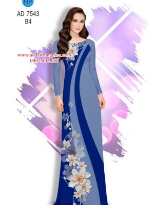 Vải áo dài Hoa in 3D kiểu mới AD 7543 27 1563902257 803 Vai ao dai Hoa in 3D kieu moi AD 7543